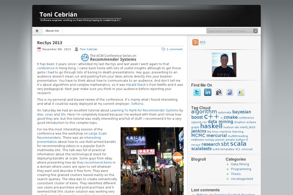 Site using Find Me On plugin