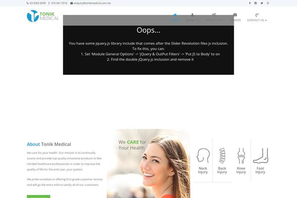 Ninja theme site design template sample