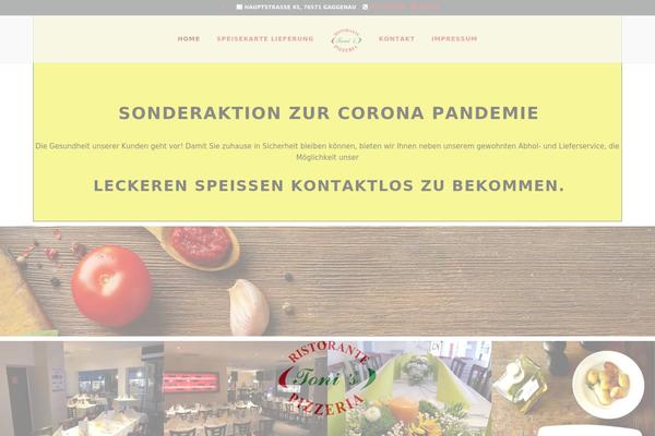 Cinnamon-restaurant theme site design template sample