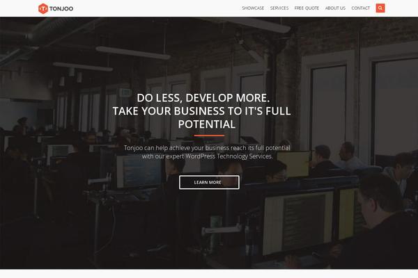 tonjoo.com site used Tonjoo