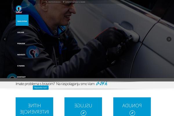 Automotive Child theme site design template sample