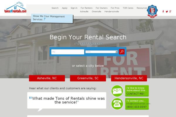 TOR theme websites examples