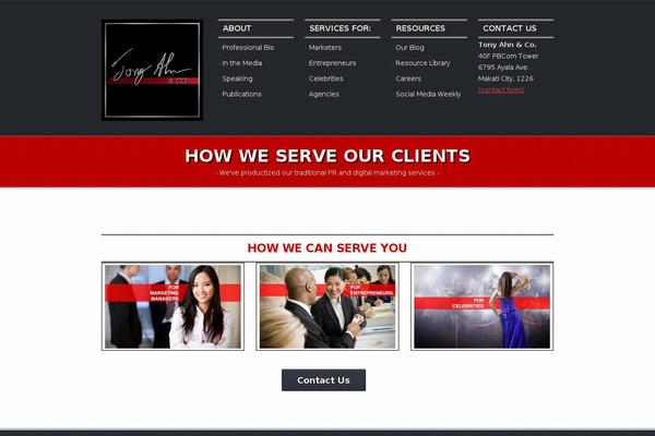 Site using Text Hover plugin