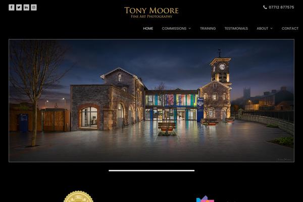 Generatepress_child theme site design template sample