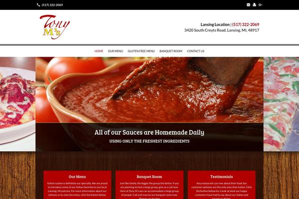 Beacon theme site design template sample