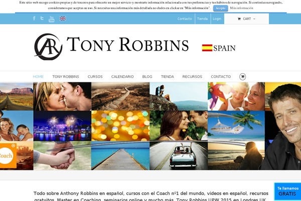 Site using Woopack plugin