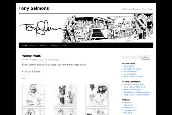 Weaver theme site design template sample