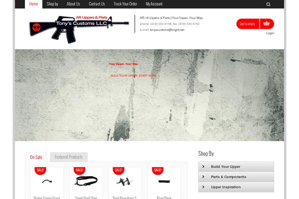 tonyscustomsllc.com site used Loremipsum