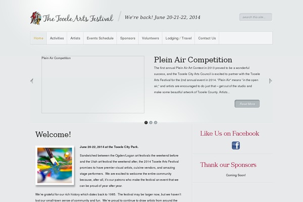 Minimal theme site design template sample