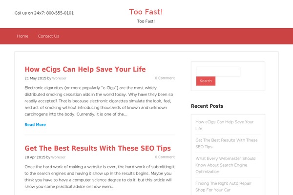 Superb Lite theme site design template sample