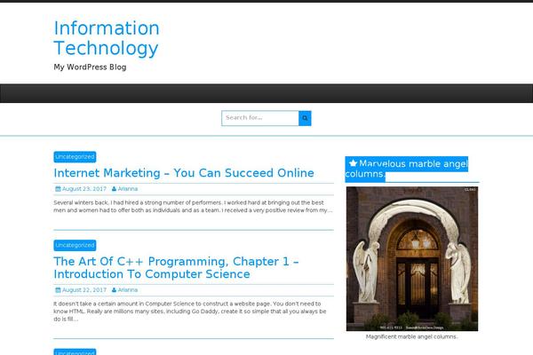 Creative Blog theme site design template sample