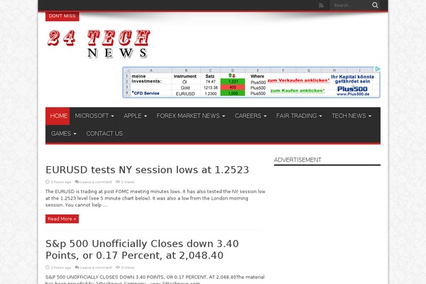 Jarida theme site design template sample