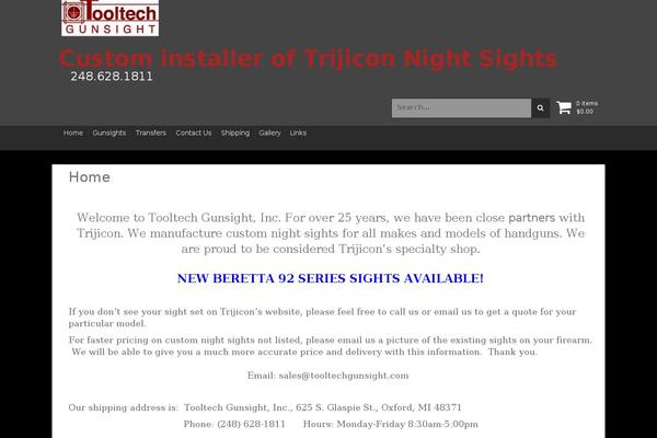 tooltechgunsight.com site used Store