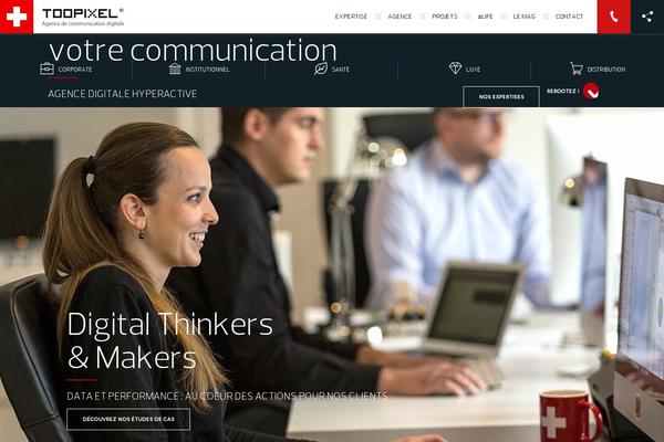 Blogside theme site design template sample