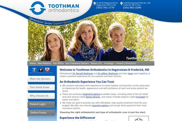 toothmanorthodontics.com site used Sem Reloaded