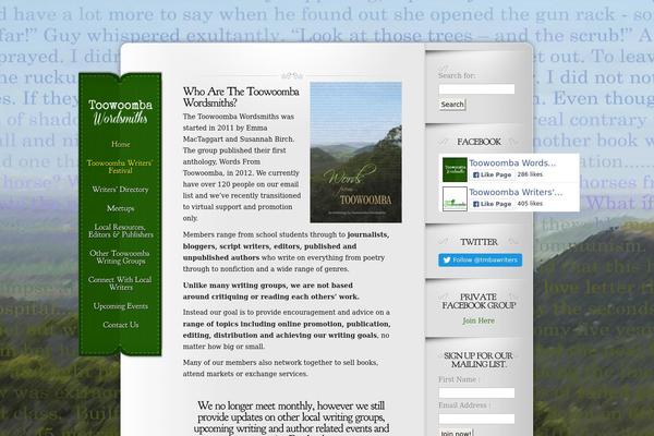 Memoir theme site design template sample
