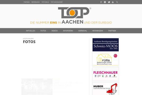 PRESSO theme site design template sample