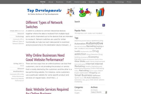 Smooth theme site design template sample