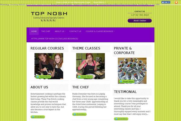 Diner theme site design template sample