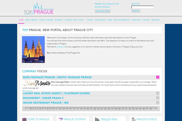Panacea theme site design template sample