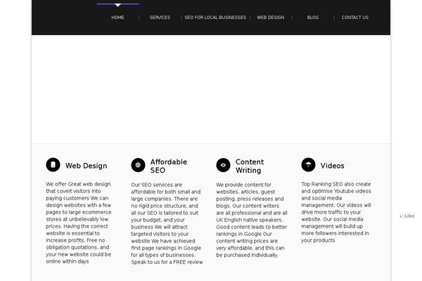 Whiteblack theme site design template sample