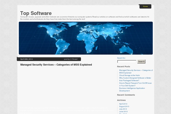 Breezing theme site design template sample