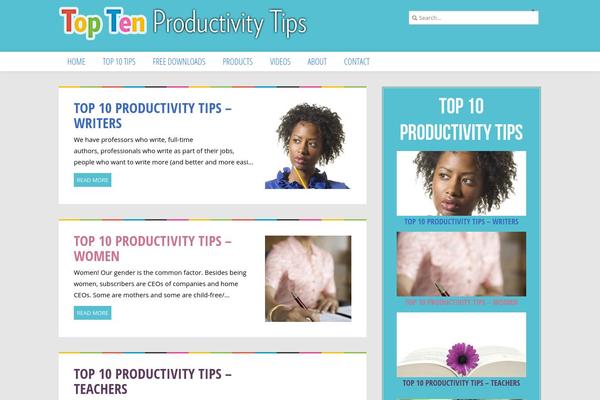 Blueblog theme site design template sample