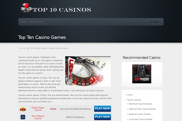 Envisioned theme site design template sample