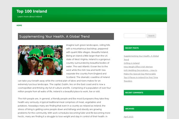 top100ireland.com site used NuvioLiquid Green