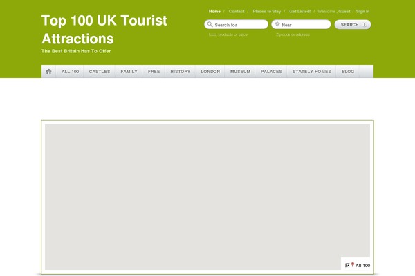 Geo Places v3 theme site design template sample