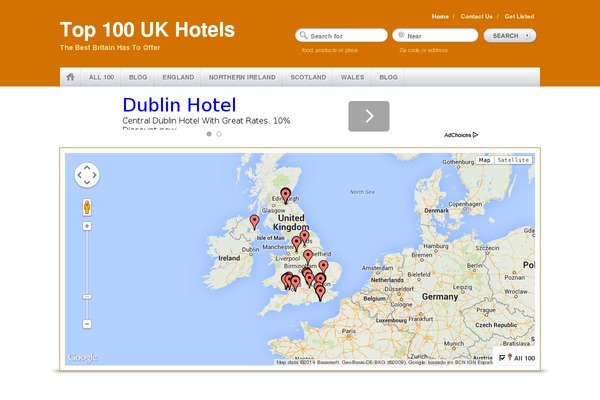 Geo Places v3 theme site design template sample