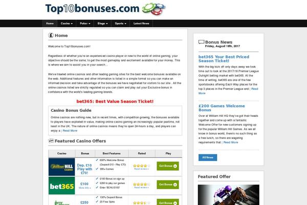 Starter theme site design template sample