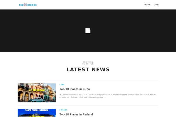OnePress theme site design template sample