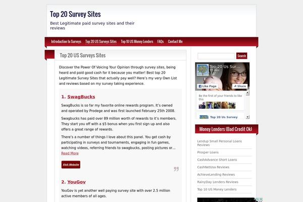 BlogoLife theme site design template sample