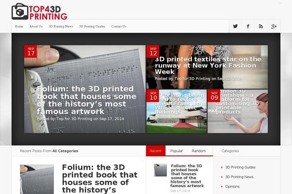 Nexus theme site design template sample