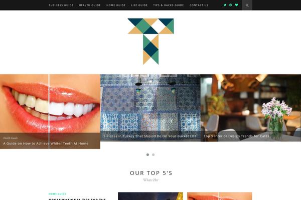 Hemlock theme site design template sample