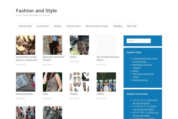 Semicolon theme site design template sample
