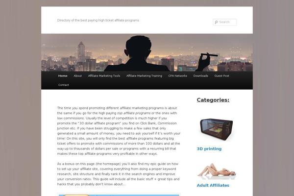 WordPress website example screenshot