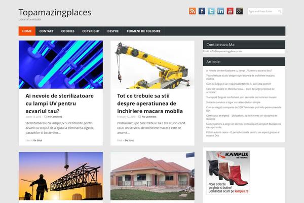 Combomag theme site design template sample