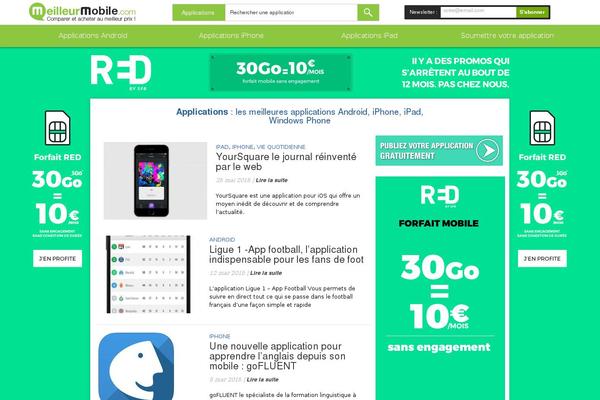 topappli.fr site used Cairo