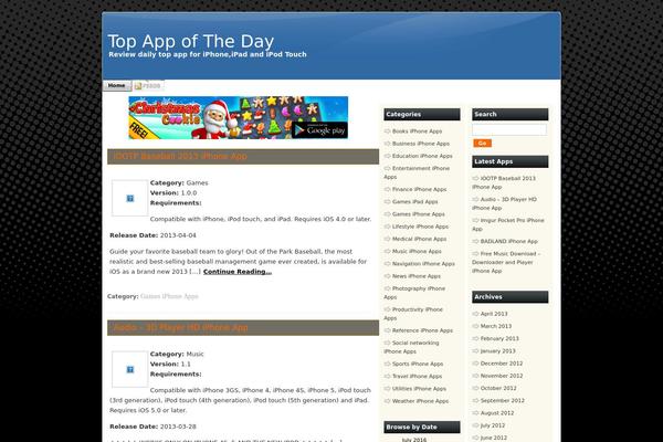 Site using AppStore Links plugin
