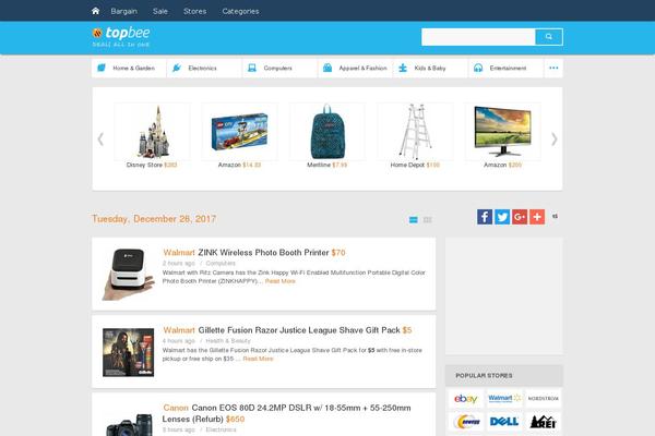 Tb theme site design template sample