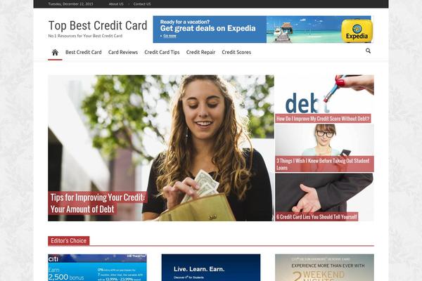 Newspaper theme site design template sample