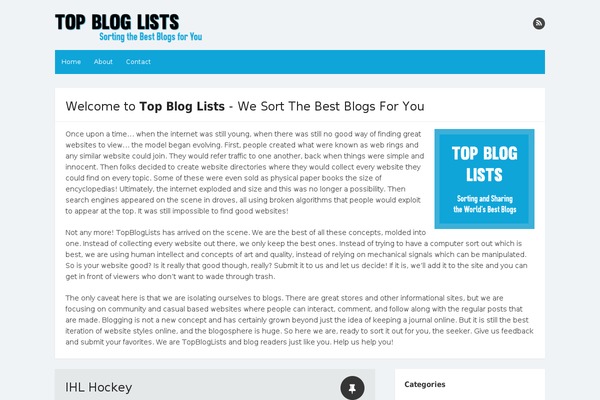 The Box theme site design template sample