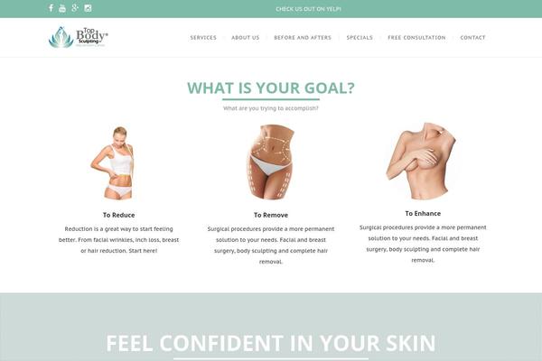 NUVO theme site design template sample