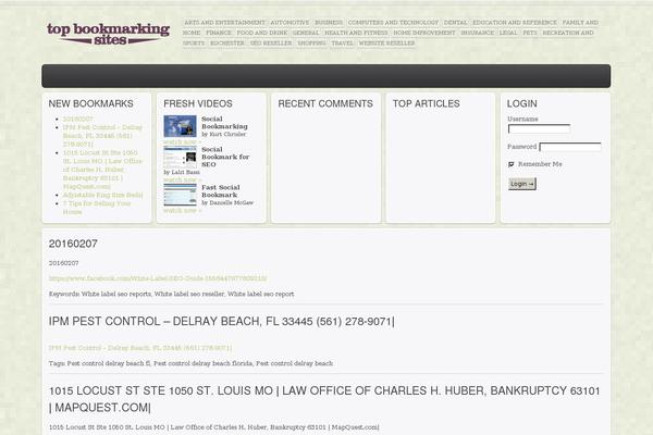 Site using Stock-quote-sidebar plugin