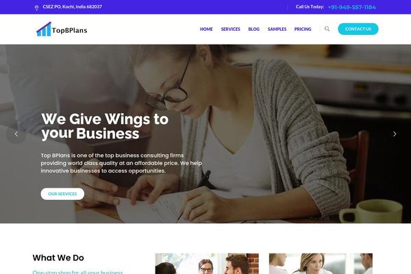 Consultex theme site design template sample