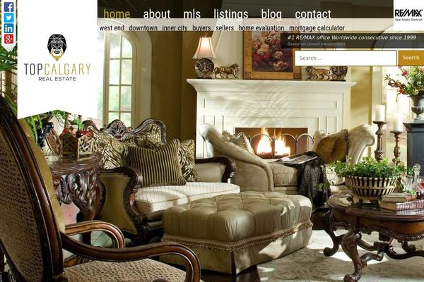 Peak theme site design template sample