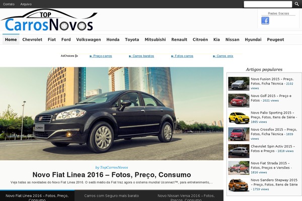 topcarrosnovos.com site used Webjournal-codebase