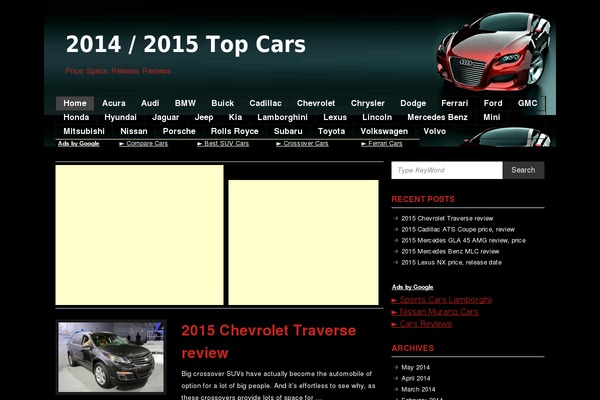 Simple Catch theme site design template sample